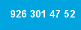 926 301 47 52 926 301 47 52